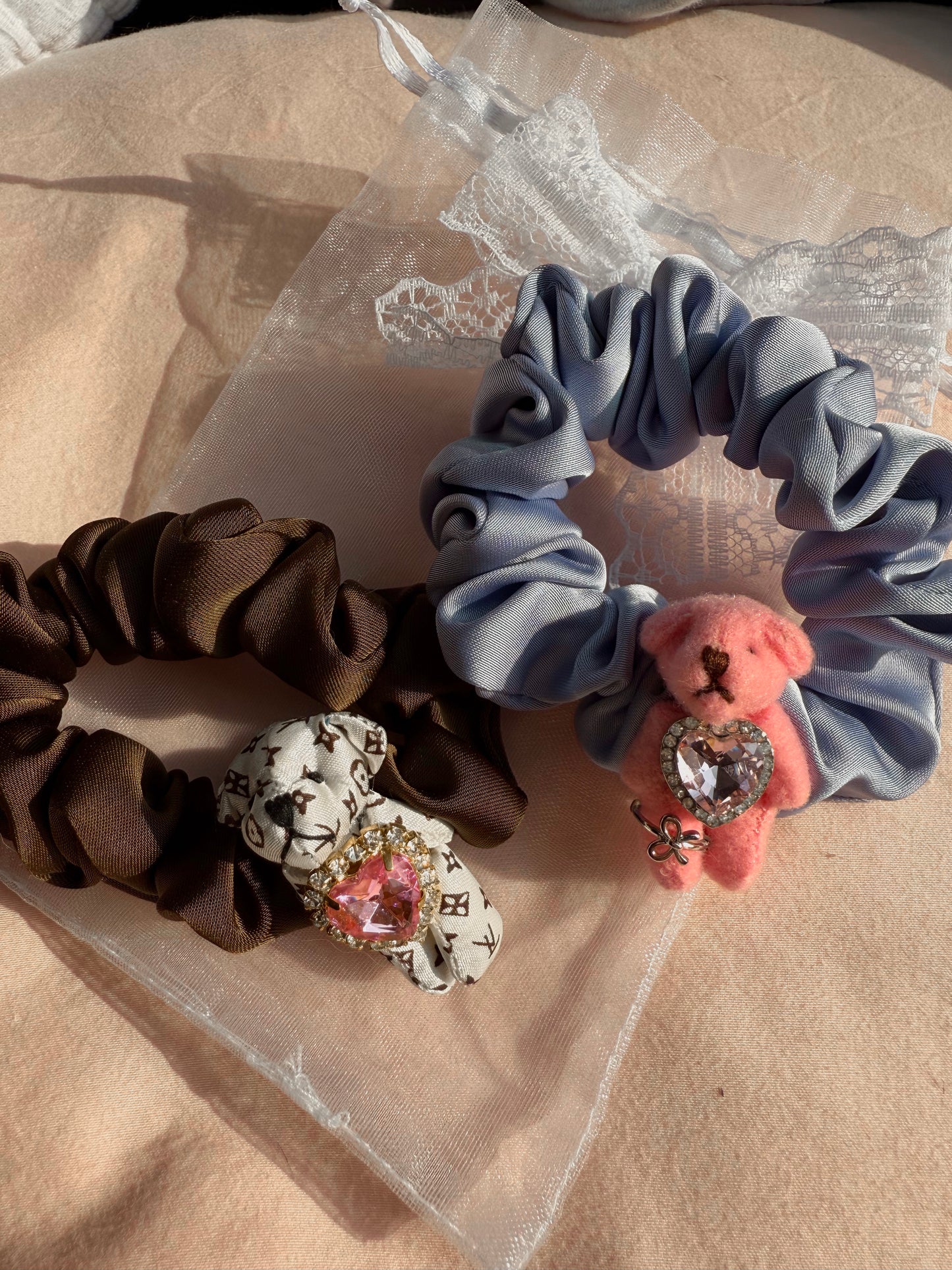 Bear Silk Hair Band Set