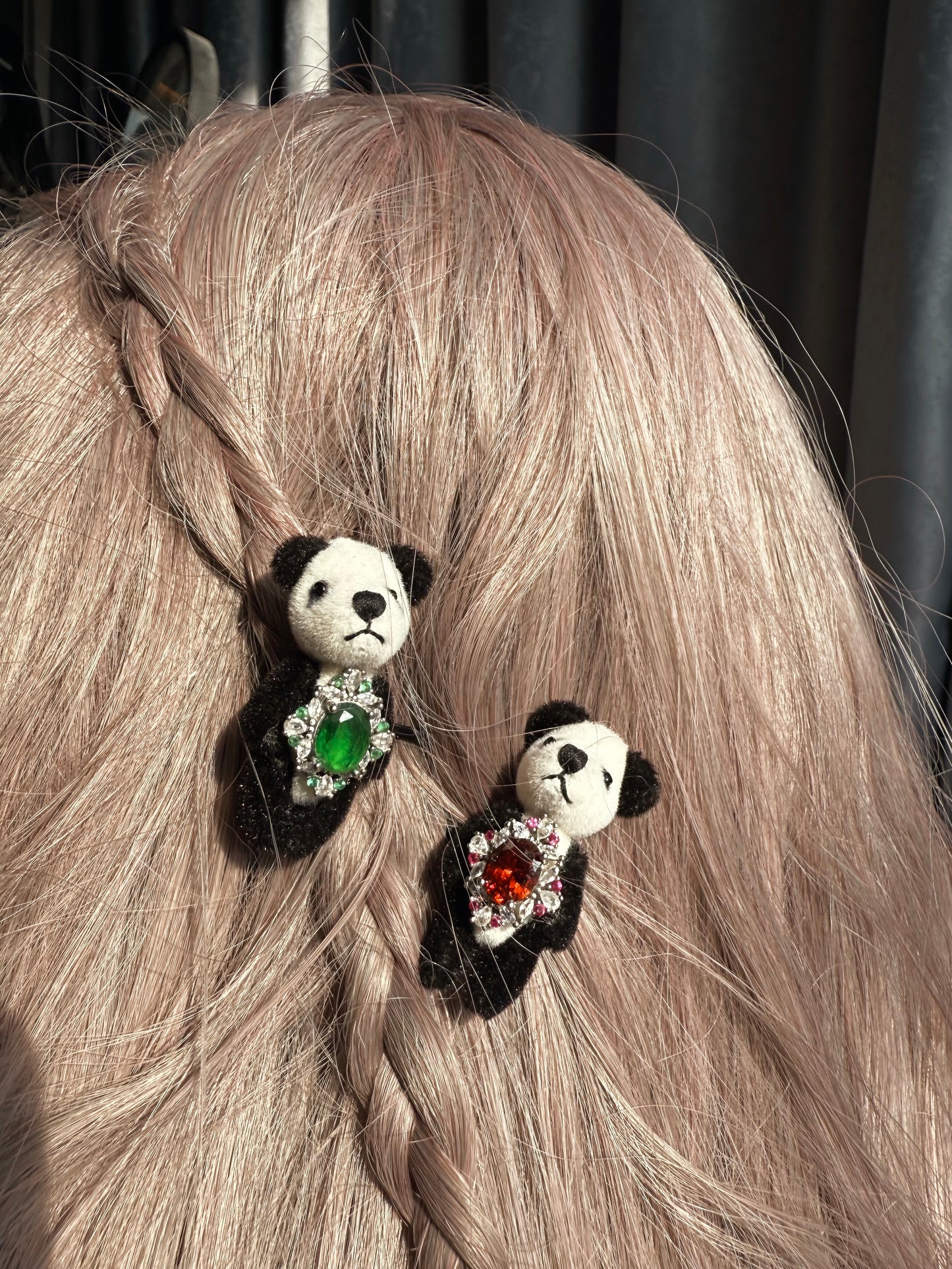 Panda Hair Pins