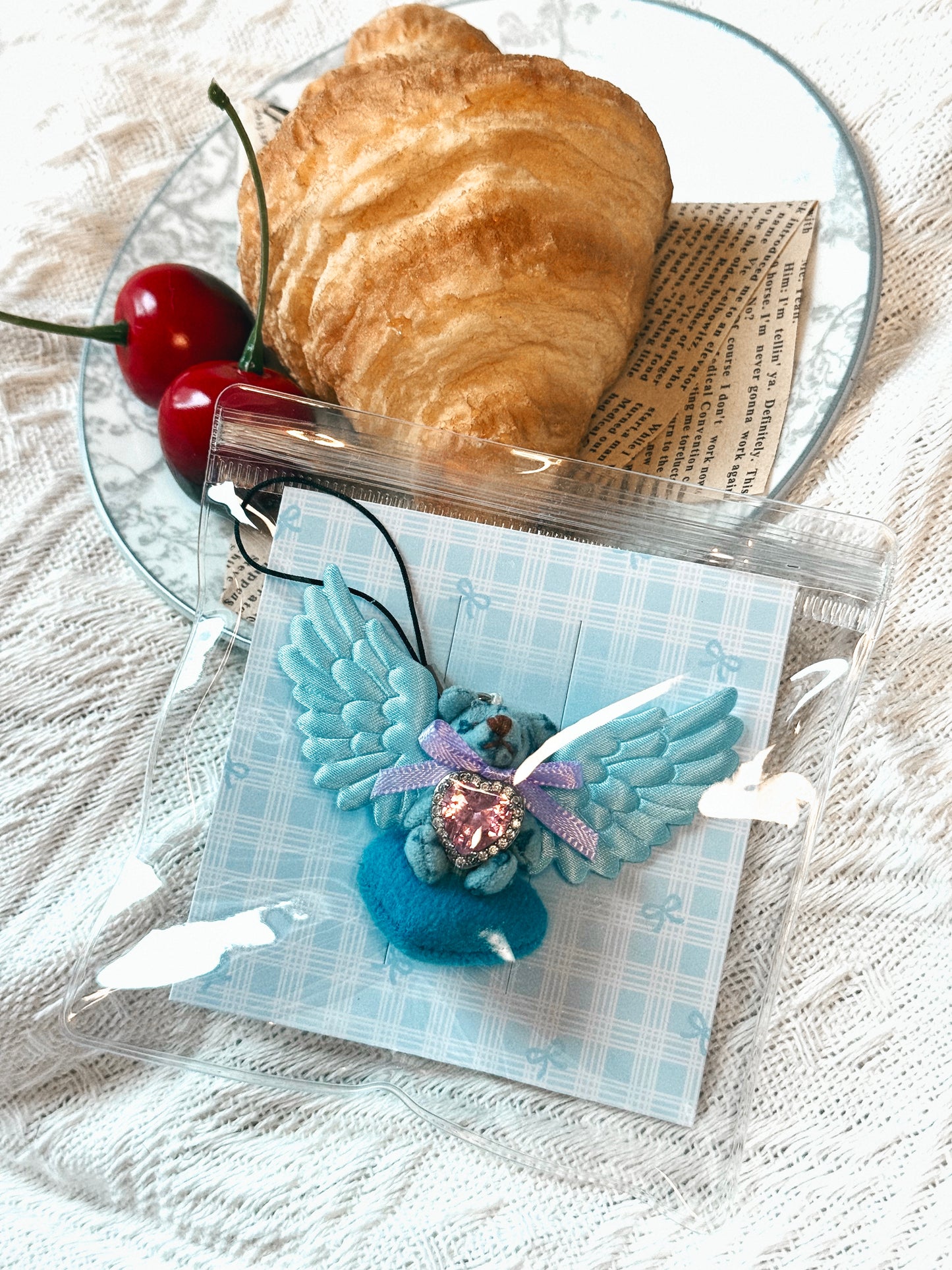 Angel Bear Charm