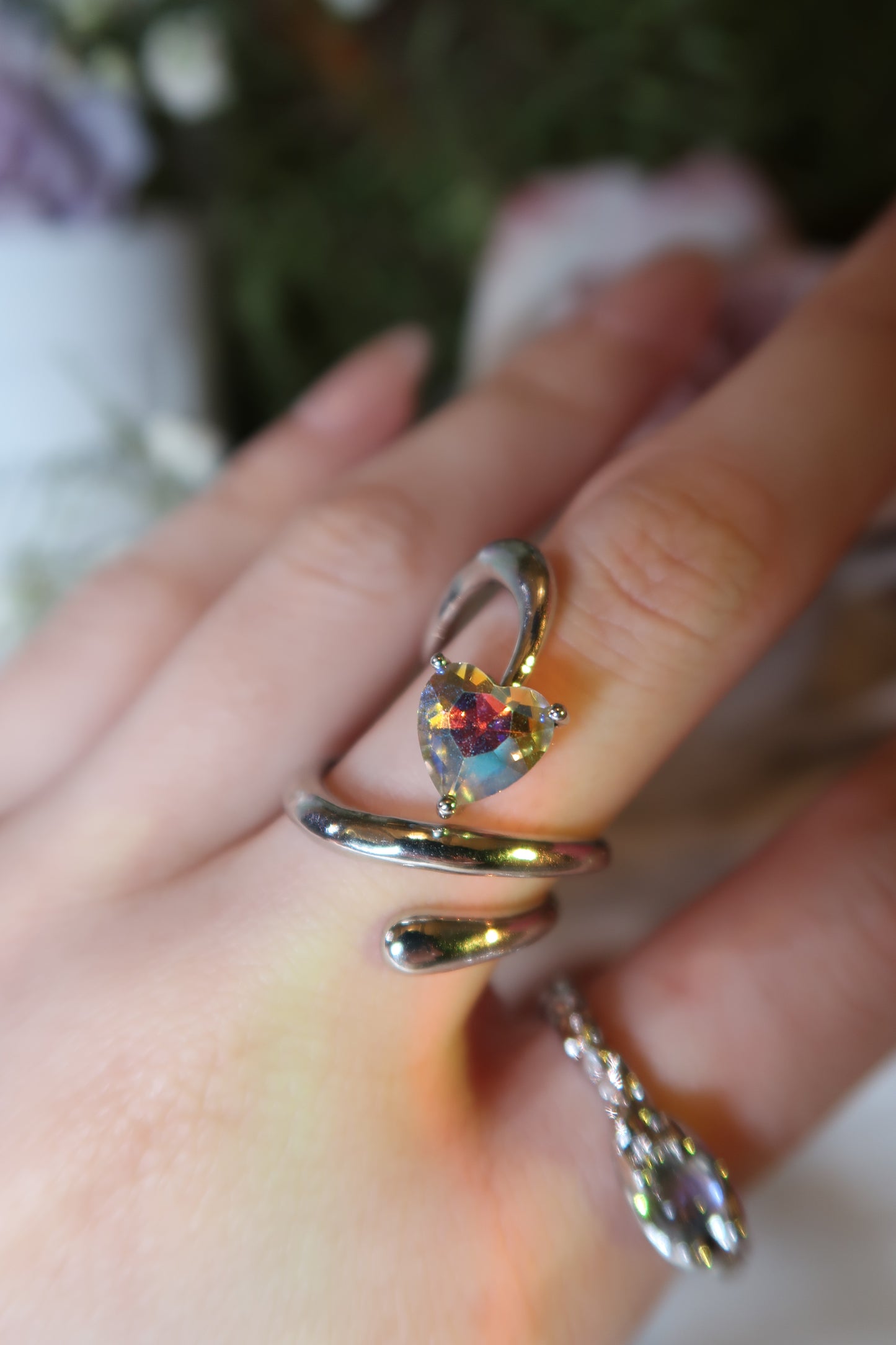 Magic Heart Gem Ring