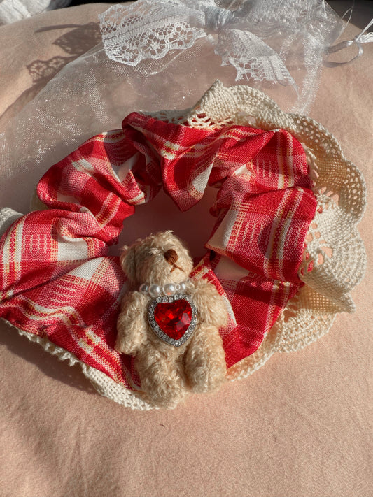 Handmade Bear Scrunchies