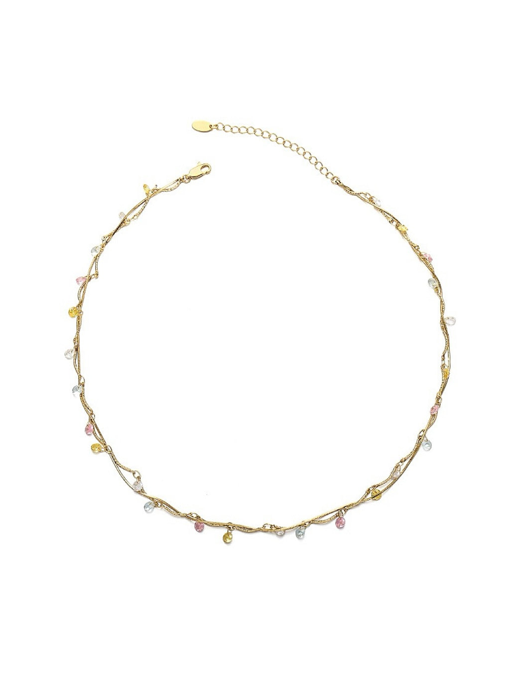 18K Real Gold Plated Late Spring Necklace