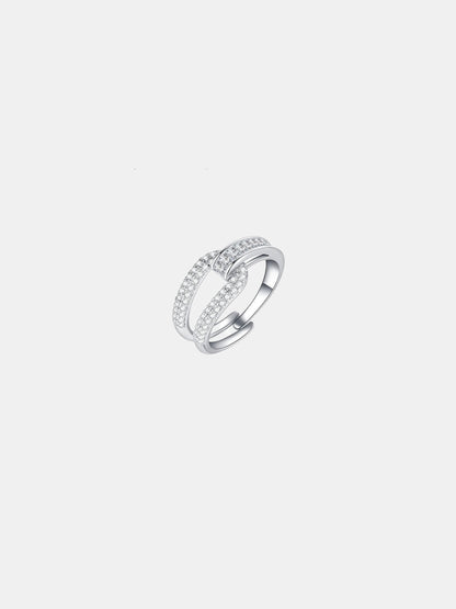 Diamond Knot Ring