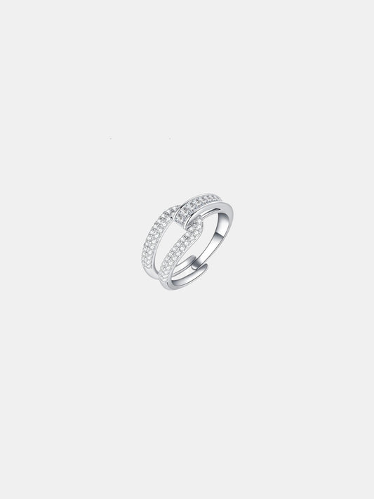 Diamond Knot Ring