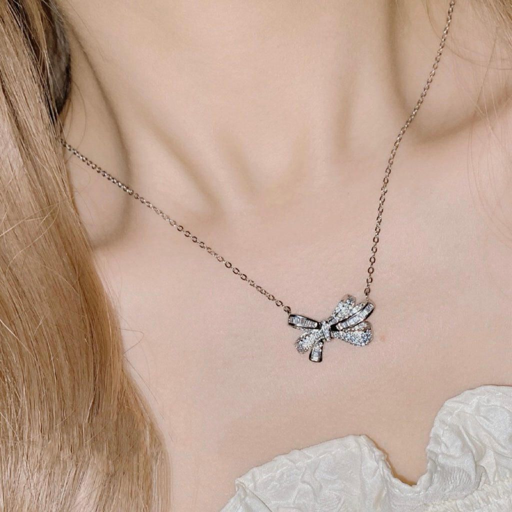 Simply Adorable Bow Necklace