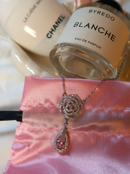 Sparkle Camellia Necklace