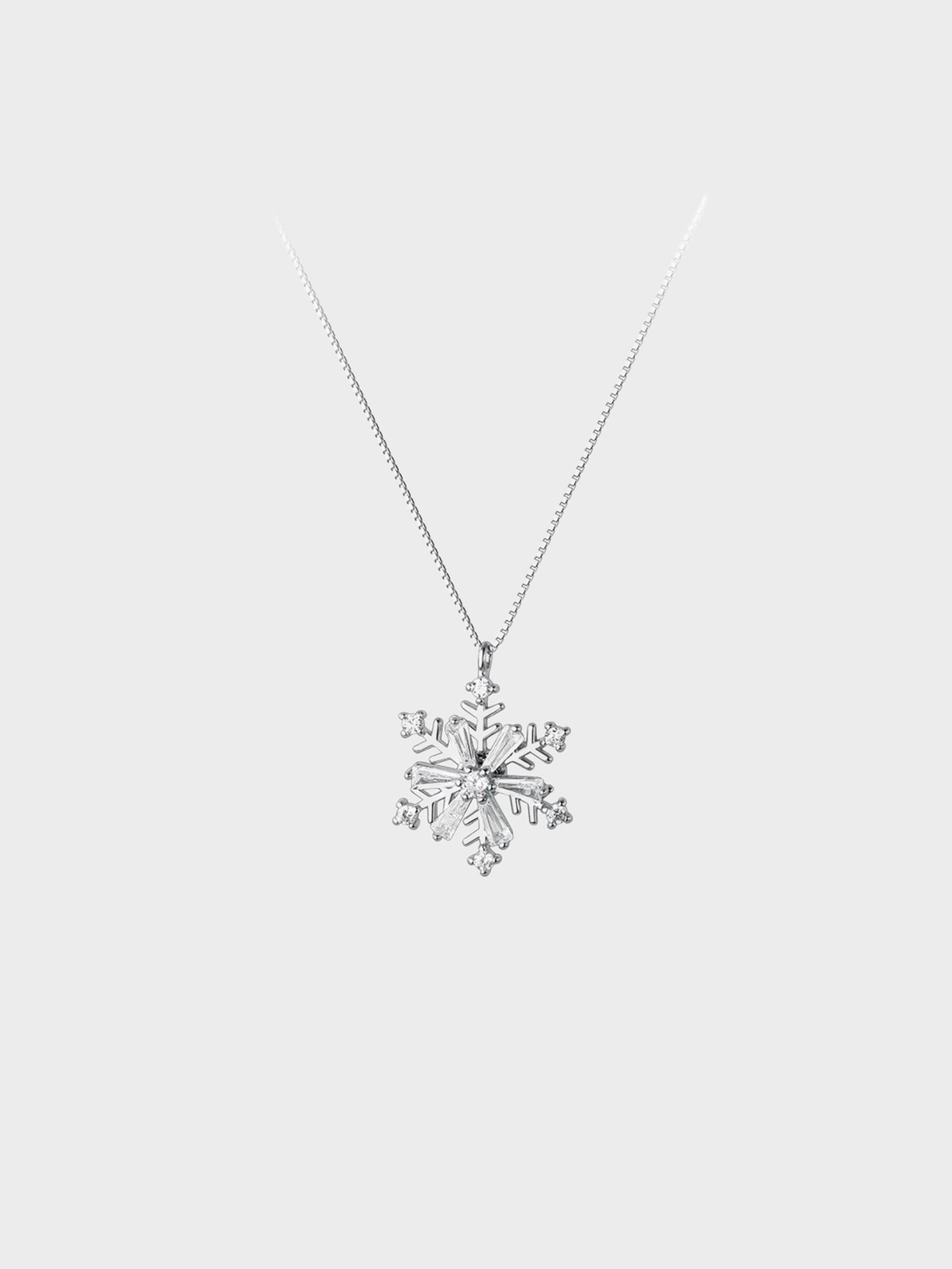 Dancing Snowflake Necklace