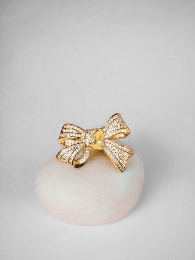 Diamond Bow Ring