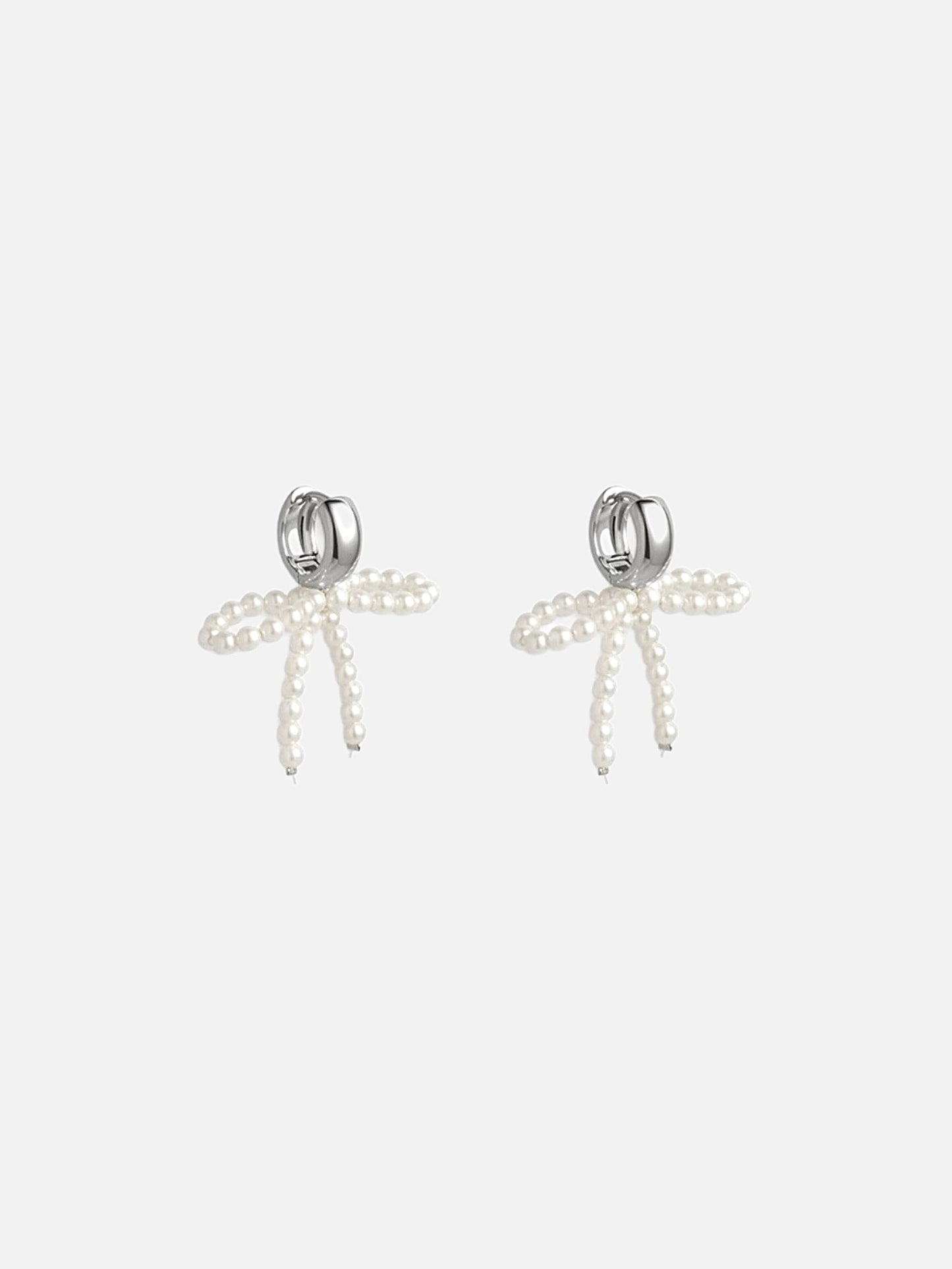 Playtime Love Pearl Bow Earrings