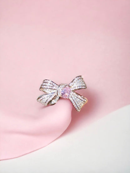 Diamond Bow Ring