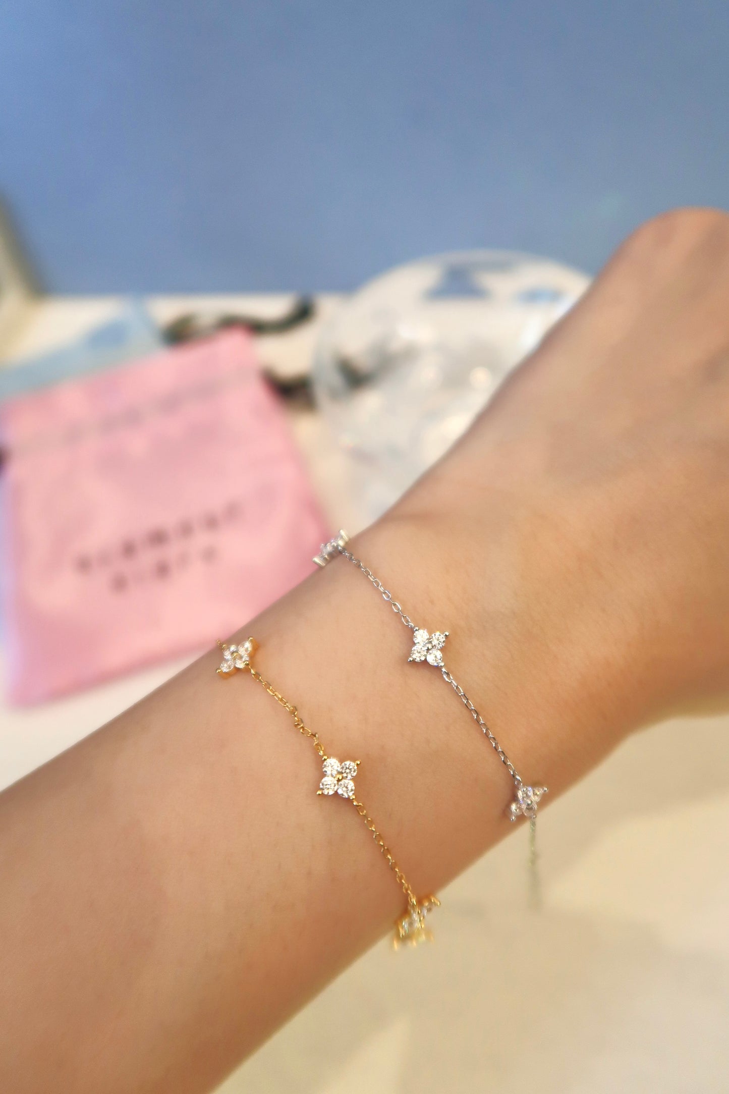 18K Real Gold Plated Lucky Feels Bracelet