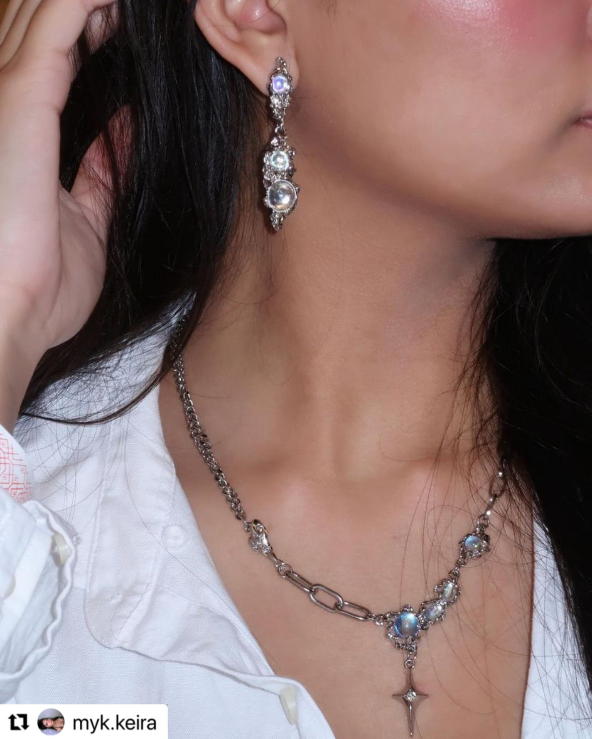 Love The Night Moonstone Necklace