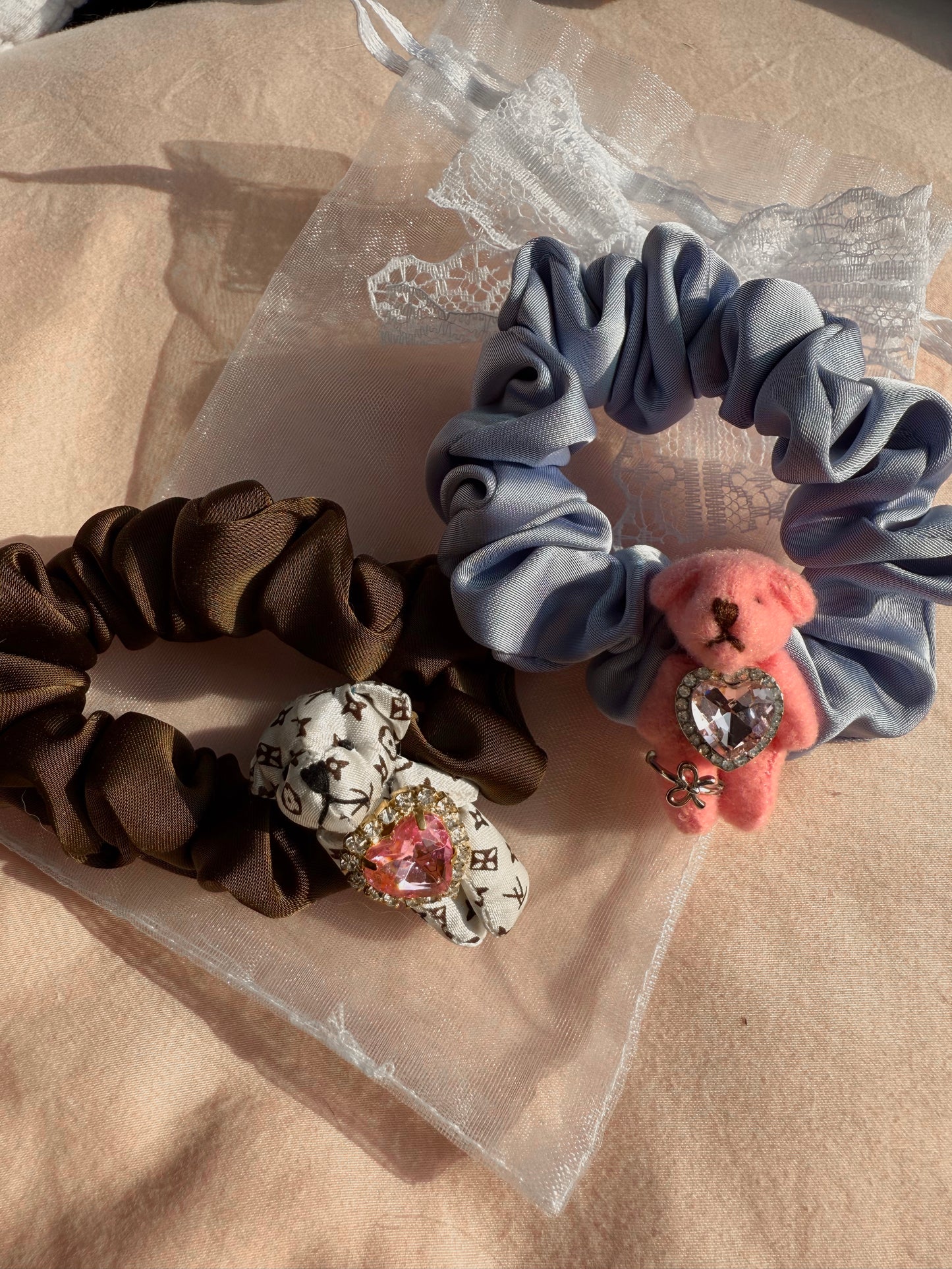 Bear Silk Hair Band Set