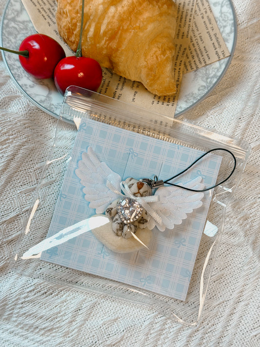 Angel Bear Charm