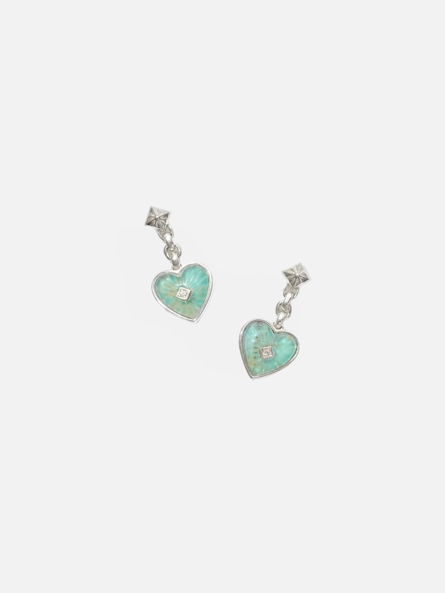 Heart Shell Earrings