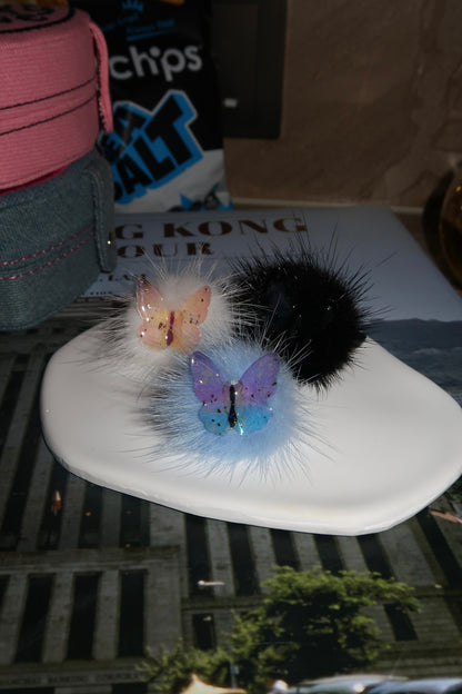 Y2K Butterfly Fluffy Ring