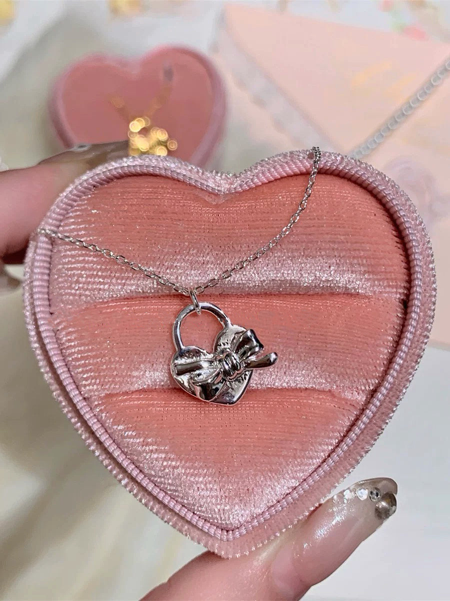 Ribbon Heart Necklace💝