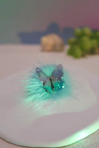 Y2K Butterfly Fluffy Ring