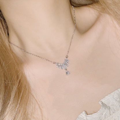 Angel Wings Diamond Necklace