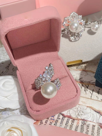 Wings of Destiny Pearl Ring