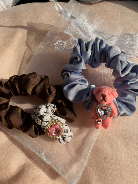 Bear Silk Hair Band Set