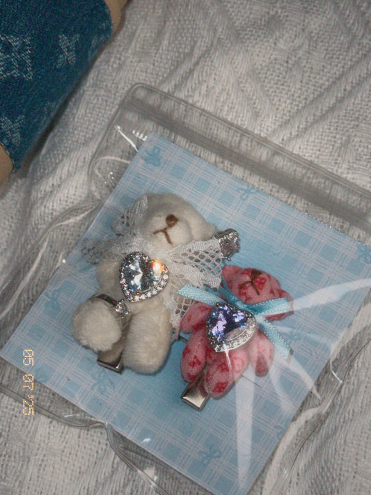 Handmade Bear Clip