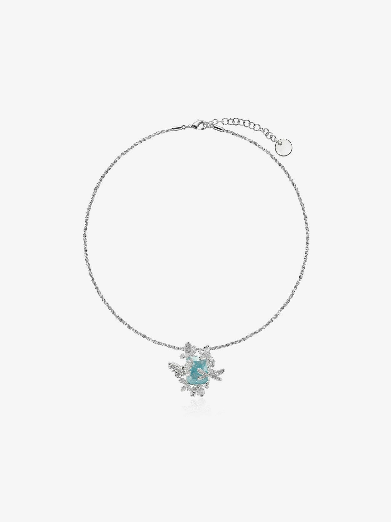 Ice Age Silver Butterflies Necklace