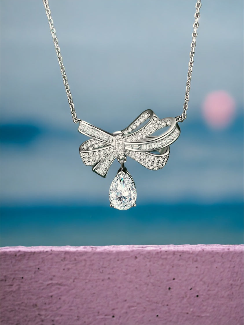 Simply Adorable Bow Necklace