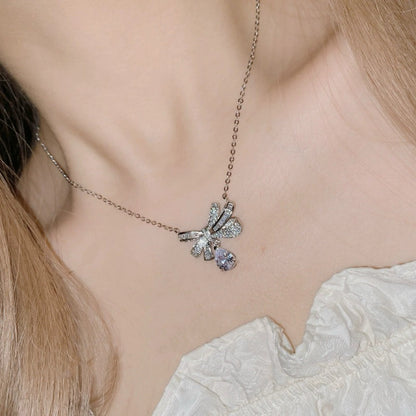 Simply Adorable Bow Necklace