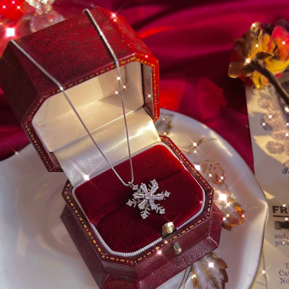 Dancing Snowflake Necklace