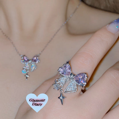 Sparkle Bow Ring