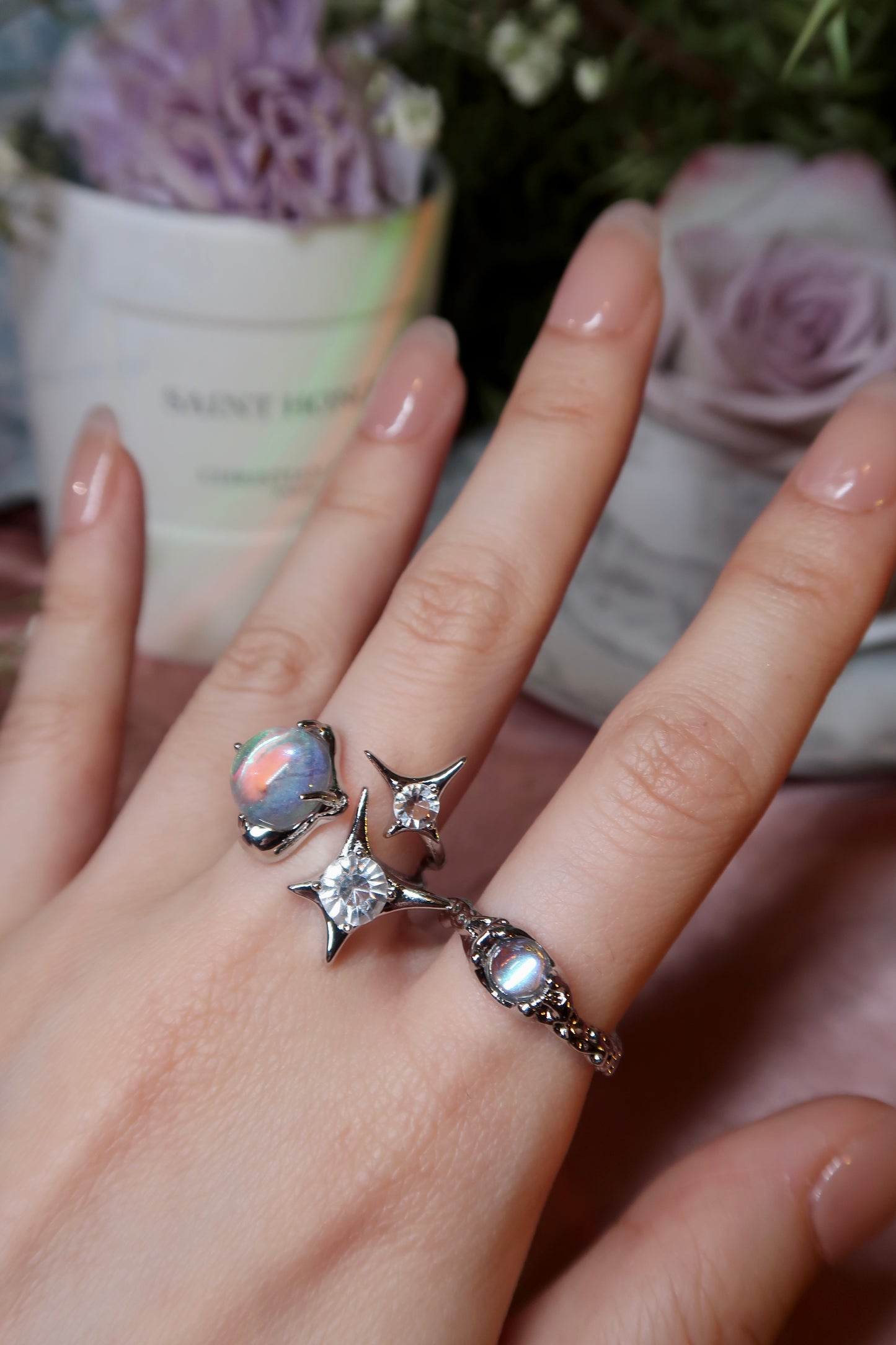 Eve Moonstone Ring