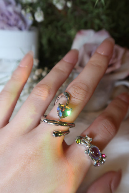 Magic Heart Gem Ring