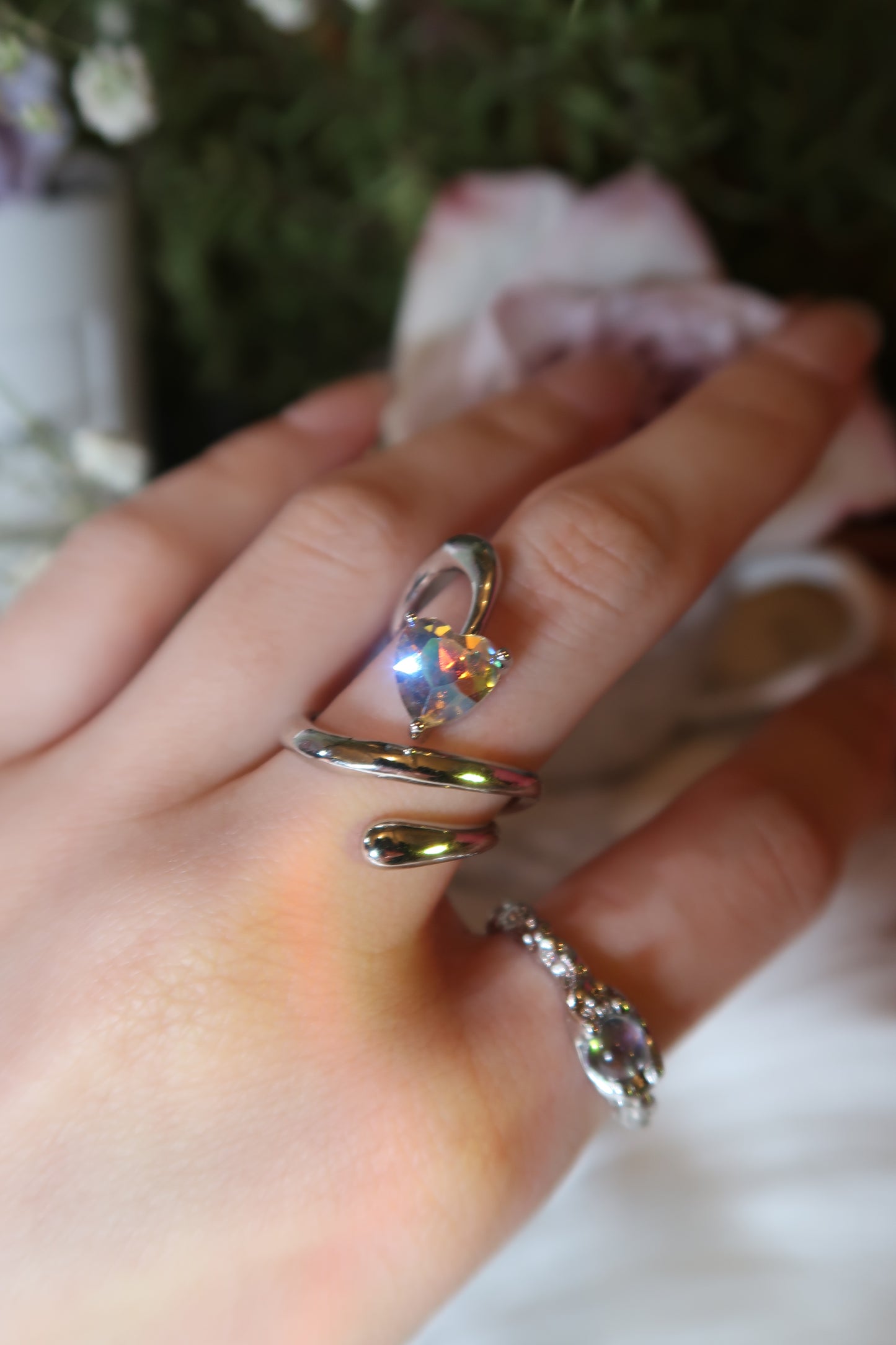 Magic Heart Gem Ring